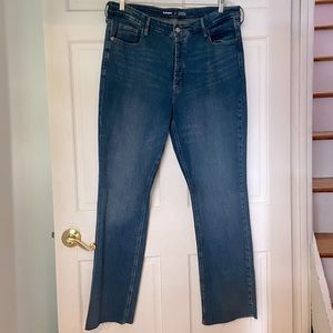 Old Navy Extra High-Waisted Button-Fly Kicker Boot-Cut Jeans